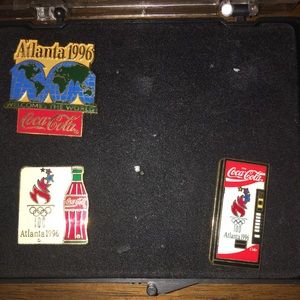 1996 Atlanta Olympics Coca Cola pins